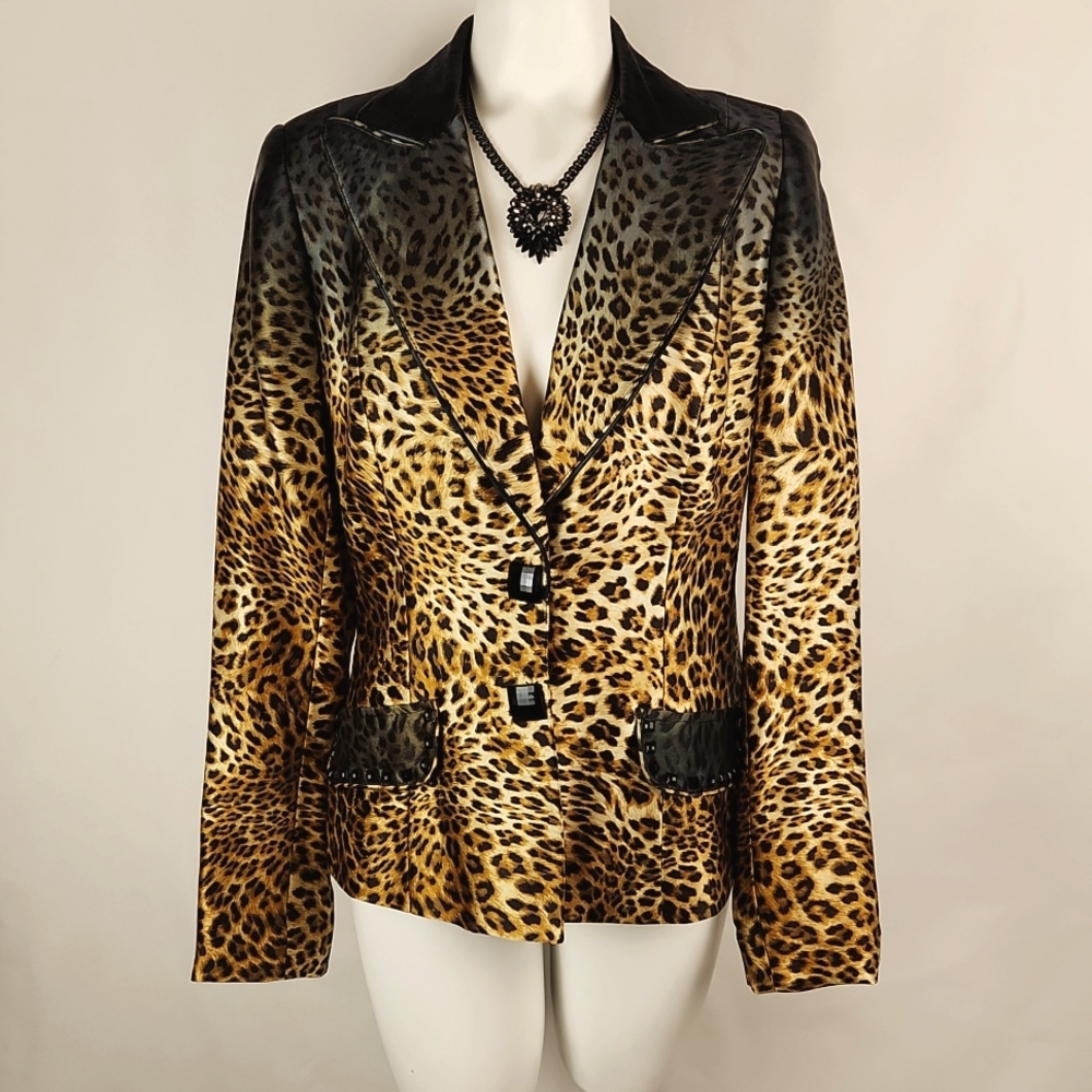 Alberto Makali Silk Jacket/Sparkling Buttons
